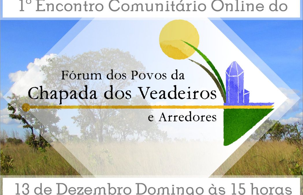 Convite as Organizações Sociais e Comunitária da Chapada dos Veadeiros